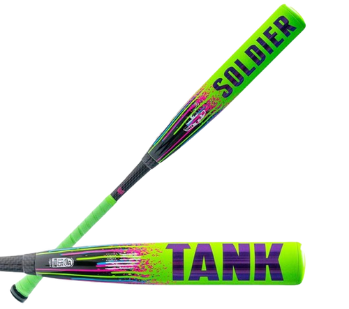 2026 Soldier Tank 2 Double Wall Composite USSSA Baseball Bat, -10 Drop, 2-3/4 in Barrel, SSBB26TANKU10