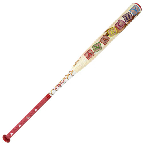 2025 Anarchy CHILDHOOD CANCER Endloaded USA/ASA Slow Pitch Softball Bat, 13 in Barrel, ASPGLD25A