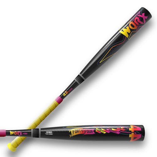 2026 44 PRO The Worx Alloy BBCOR Baseball Bat, -3 Drop, 2-5/8 in