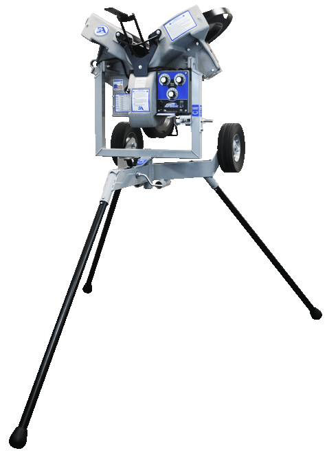 Sports Attack Baseball HACK ATTACK Baseball Pitching Machine, Three Wheel, 1281-3288-1