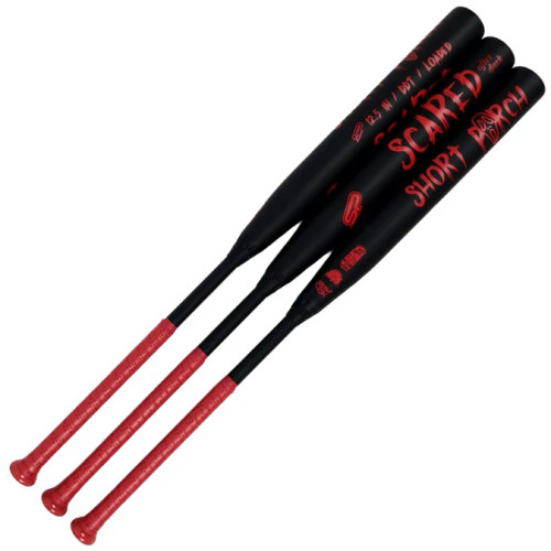 2026 Short Porch DDT SCARED AFTER DARK Series Endloaded USSSA Slow Pitch Softball Bat, 12.5 in Barrel, SP-Scared-AD