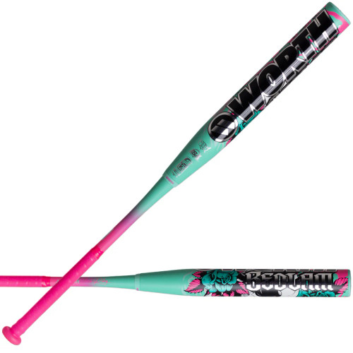 2026 Worth Bedlam JOSH RILEY Balanced USSSA Slow Pitch Softball Bat, 12 in Barrel, WSU6JRBEDB