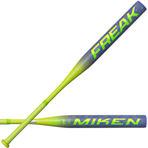 2026 Miken FREAK SPLATTER SERIES Maxload One Piece USSSA Slow Pitch Softball Bat, 13.5 in Barrel, MSU6FRK1L