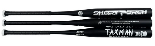 2026 Short Porch Tax Man AFTER HOURS 1PC Endloaded USSSA Slow Pitch Softball Bat, 12 in Barrel, SPUSA03