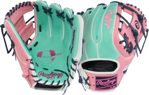 2026 Rawlings HEART OF THE HIDE Ice Cream Bowl Baseball Fielding Glove, Infield, 11.5 in Size, R00720628