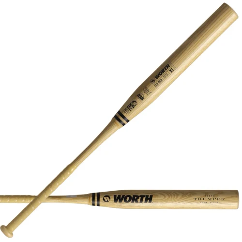 2026 Worth THUMPER XL Endloaded USSSA Slow Pitch Softball Bat, 13.5 in Barrel, WSU6THWBL