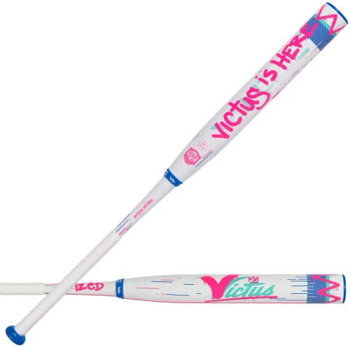 2027 Victus VANDALIZED White USA ASA Slow Pitch Softball Bat, Two Piece, 12.75 in Barrel, VSPVD22YA