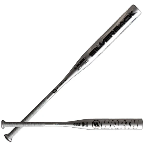 2026 Worth SILVERBACK XLT Jeremy Fry USSSA Slow Pitch Softball Bat, One Piece, 12in Barrel, WSU6JFSB1L