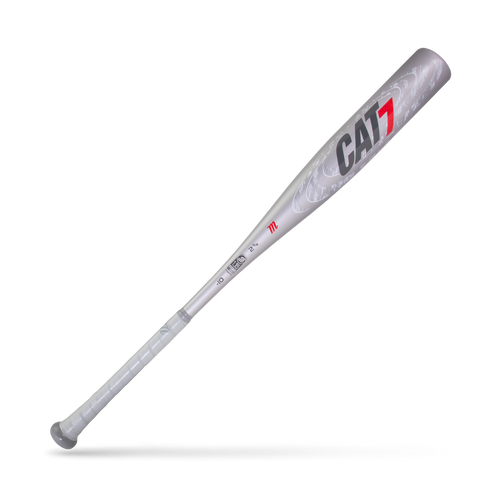 2020 Marucci CAT7 (CAT 7) Silver Alloy USSSA Senior League Baseball Bat, -10 Drop, 2-3/4 in Barrel, MSBC7210S