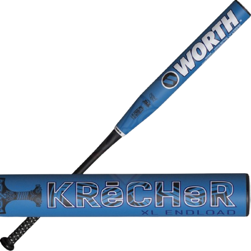 2022 Worth KReCHeR XL Endloaded USSSA Slow Pitch Softball Bat, 13.5 in Barrel, WRH22U