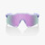 100% SPEEDCRAFT Sunglasses Polished Translucent Lavender - HiPER Lavender Mirror Lens