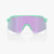 100% S3 Sunglasses Soft Tact Mint - HiPER Lavender Mirror Lens