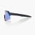 100% S3 Sunglasses Black Holographic - HiPer Blue Multilayer Mirror Lens