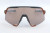 100% S3 Sunglasses Matte Translucent Brown Fade - HiPer Silver Mirror Lens