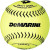 DeMarini Leather NSA ICON Slowpitch Softballs, 44/400, 12 inch, Dozen, WTA9471BNSA