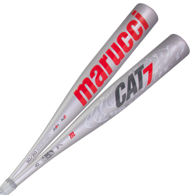2020 Marucci CAT7 (CAT 7) Silver Alloy USSSA Senior League Baseball Bat