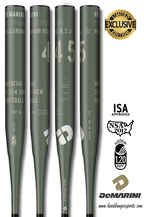 Batte De Softball DeMarini Steel 2018 - 34po/28oz - End Load - Asa/USSSA/NSA - Occasion