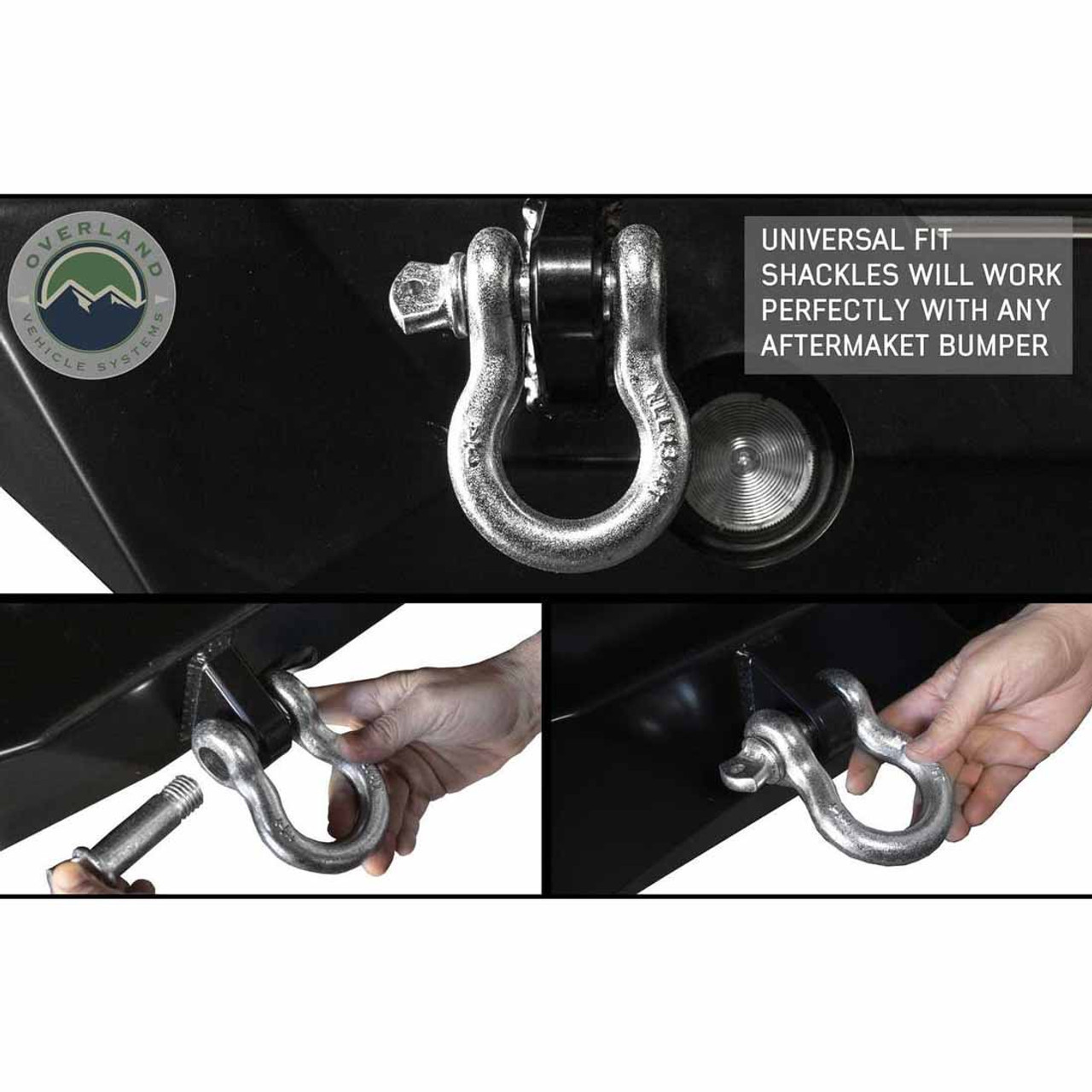 Recovery Rigging Ring Recovery Shackle D-Rings 3/4