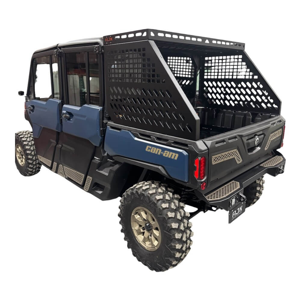 Can-Am Defender HD10-HD11 Tall Bed Rack with Hatchback Enclosure