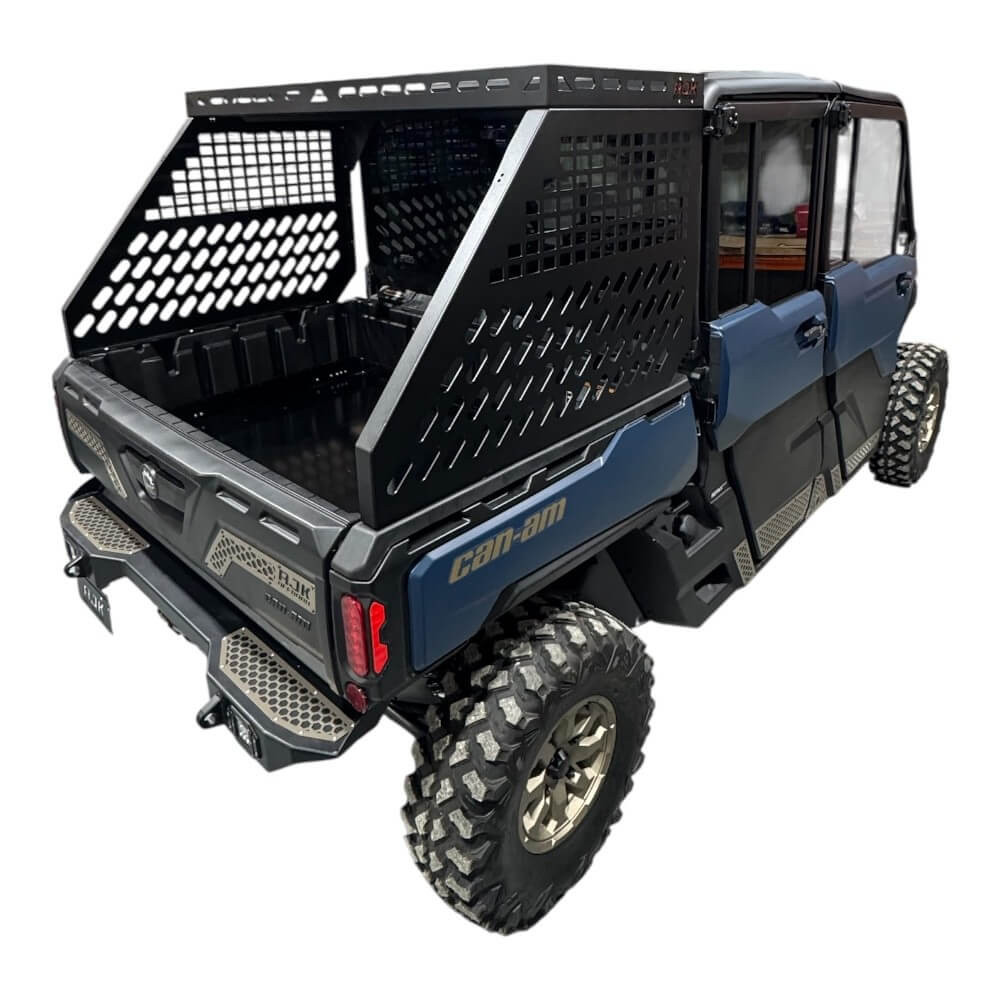 Can-Am Defender HD10-HD11 Tall Bed Rack with Hatchback Enclosure