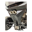 CFMOTO ZFORCE Z10 Steel Exhaust Cover with Silver Accent