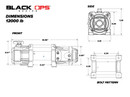 12,000 lb. Winch (with Wireless Remote & Synthetic Rope)