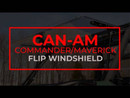 Can-Am Maverick Trail Flip Windshield