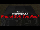 Can-Am Maverick X3 Primal Soft Top Roof, Pel-Tek Removable, 2-Seat