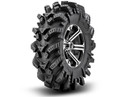 Intimidator Tires 26x10x14 on 14" Bandit H-Series Machined Finish Wheels 4/156 Pattern