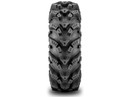 Intimidator Tires 34x10x15 on 15" Matte Titanium Hellfire Wheels 5/4.5 Pattern