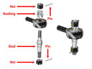 Polaris General Heavy-Duty Tie Rod Kit - Polaris RZR S 900/ S 1000 Heavy Duty Tie Rods