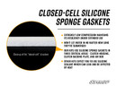 Polaris Ranger XP 1000 Depth Finder Snorkel Kit - closed-cell silicone sponge gaskets for snorkel kits