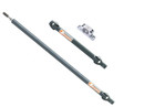Polaris Ranger XP 900 Heavy-Duty Prop Shaft—Rhino Driveline - Front and Rear U Series Prop Shafts with Cast Carrier Bearing