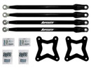 Polaris RZR XP 1000 & XP 4 1000 Rear Radius Arms, High-Strength Steel, Pivoting Inner Mount - Polaris RZR 1000 Rear Suspension Links