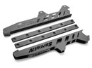 Polaris RZR XP 1000 & XP 4 1000 Trailing Arm Guards, Aluminum with 1/2" UHMW