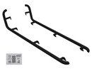 Polaris RZR XP 4 Turbo Rock Sliding Nerf Bars, 1.75" Steel Tube, Bolt-On, Powder Coated