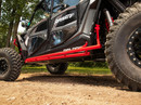 Polaris RZR XP 4 Turbo Tree Kickers, 1.75" Steel Tube Nerf Bars, Cross-Braced, Rear Wheel Protection