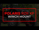 Polaris RZR XP 1000 & XP 4 1000 (2024-2025) Winch Mount, 3/16" Steel, Built-In Winch Skid, Optional 3,500-6,000 lb Winch