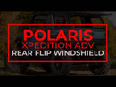 Polaris Xpedition ADV Rear Flip Windshield