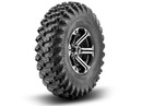 Standard XT Warrior Tires 28x10x14 on 14x7 Bandit H-Series Machined Finish Wheels 4/156 Pattern