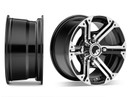 Standard XT Warrior Tires 34x10x14 on 14x7 Bandit H-Series Machined Finish Wheels 4/156 Pattern