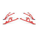 Polaris RZR XP 1000/Turbo | XP 4 1000/Turbo HD PRO +2 Forward Camber Adjustable A-Arm Kit - Red