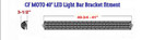 CFMOTO Z-Force 950, 40" LED Light Bar Brackets