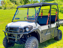Kawasaki Mule Pro-FXR Full Scratch Resistant Windshield with Dual Vents