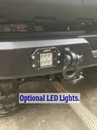 Kawasaki Ridge Rear Bumper with Lights and Tow Hook Points / D-Ring Mounts