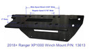Polaris Ranger XP1000 Winch Mounting Plate