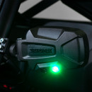 Polaris RZR Pursuit Night Vision Series Rear View Mirrors with LED Lights