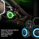 2024-2025 Can-Am® Maverick R, Phase-5 V-Spec 1650watt 6-Speaker Stereo System