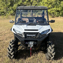 Kawasaki Ridge Seizmik Toolless Versa-Vent Scratch Resistant Hard Coated Windshield Kit