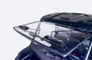 Flip-Up Vented Windshield (Scratch Resistant Polycarbonate) — Polaris Midsize Size Pro-Fit Ranger